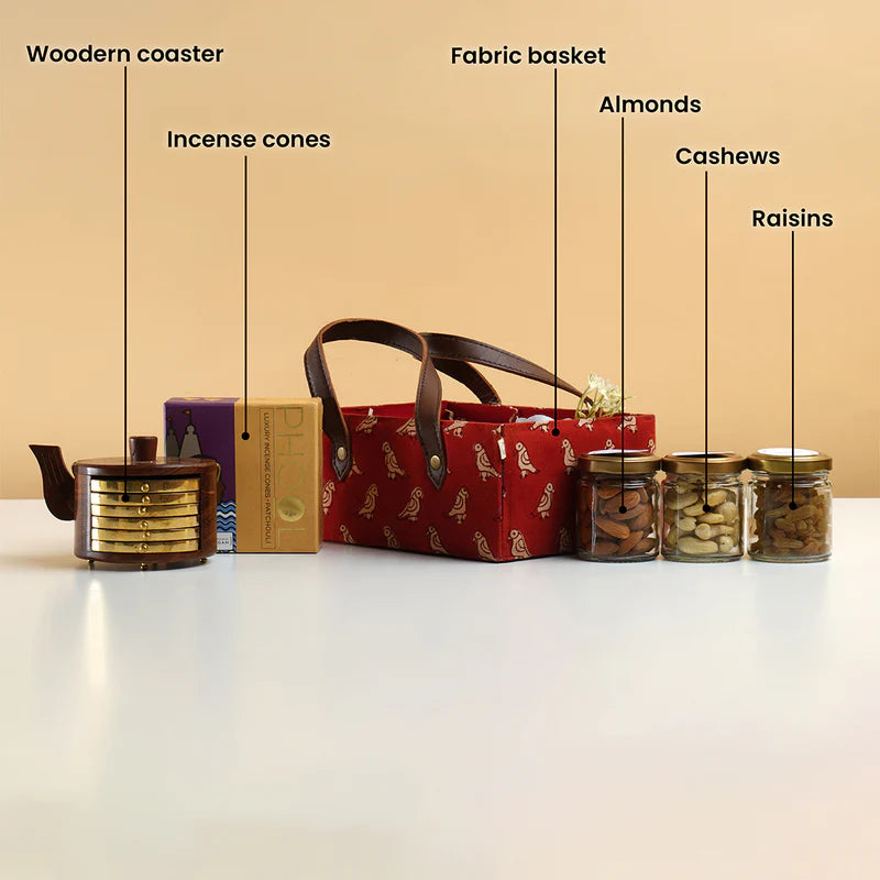 Nuts and Raisin Platter Gift Box