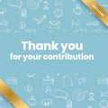 Thank You For Your Contribution Gift Card